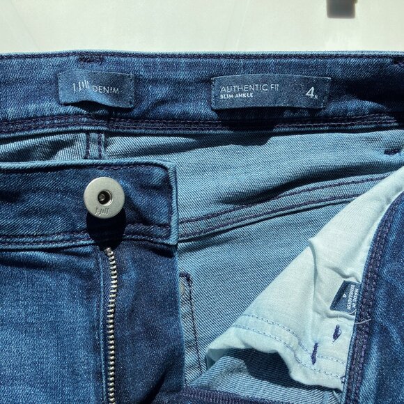 J. Jill Authentic Fit Slim-Leg Jeans, sz 4 - Picture 7 of 7